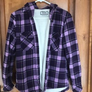 Boston Traders plaid sweatshirt